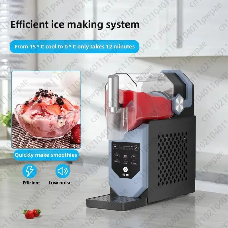 Commercial Mini Snowflake Ice Cream Maker Electric Portable Shaved Ice Machine For Home Car Travel DIY Snow Cone Making