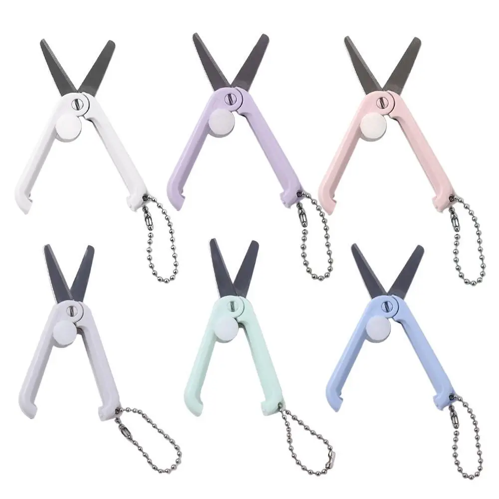 Folding Design Hand Scissors Cutting Tools Office Supplies Stainless Steel Scissors Scissors Adjustable Folding Scissors