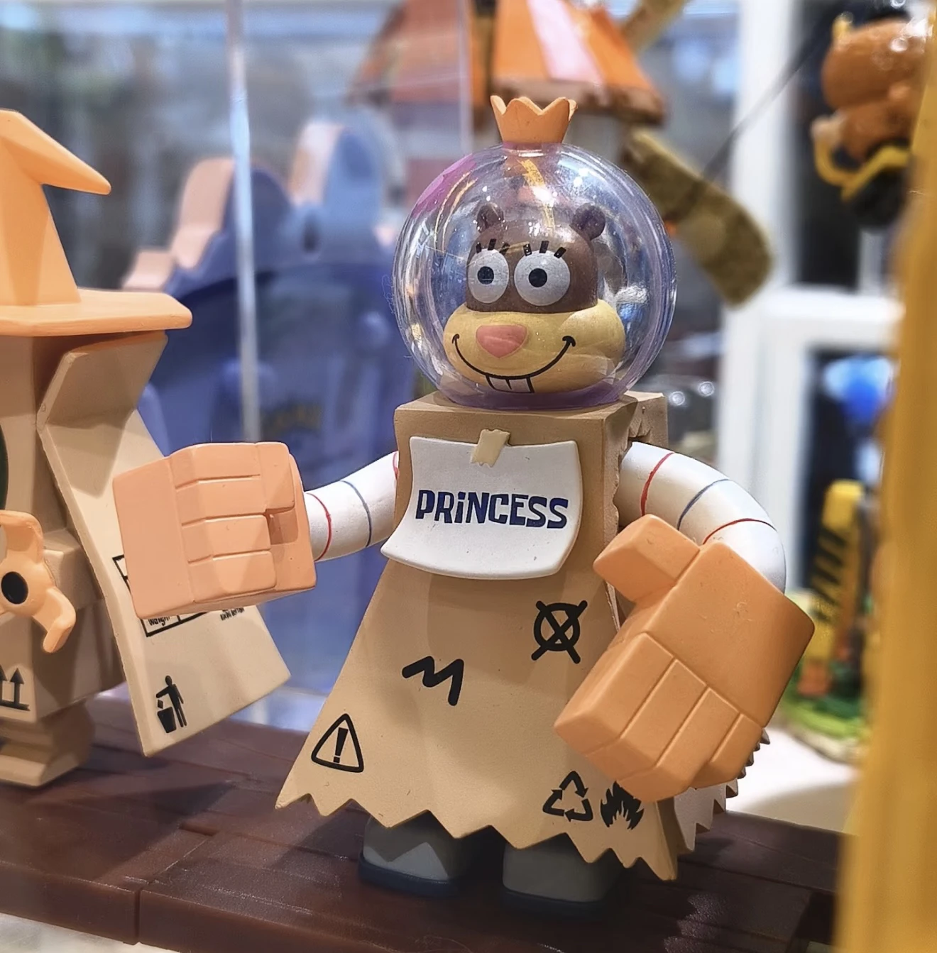 스폰지밥 패트릭 스타 스퀴드워드 텐타클스 브레이브 스테이지 액션 피규어 블라인드 박스 장난감 데스크탑 장식 애니메이션 캐릭터