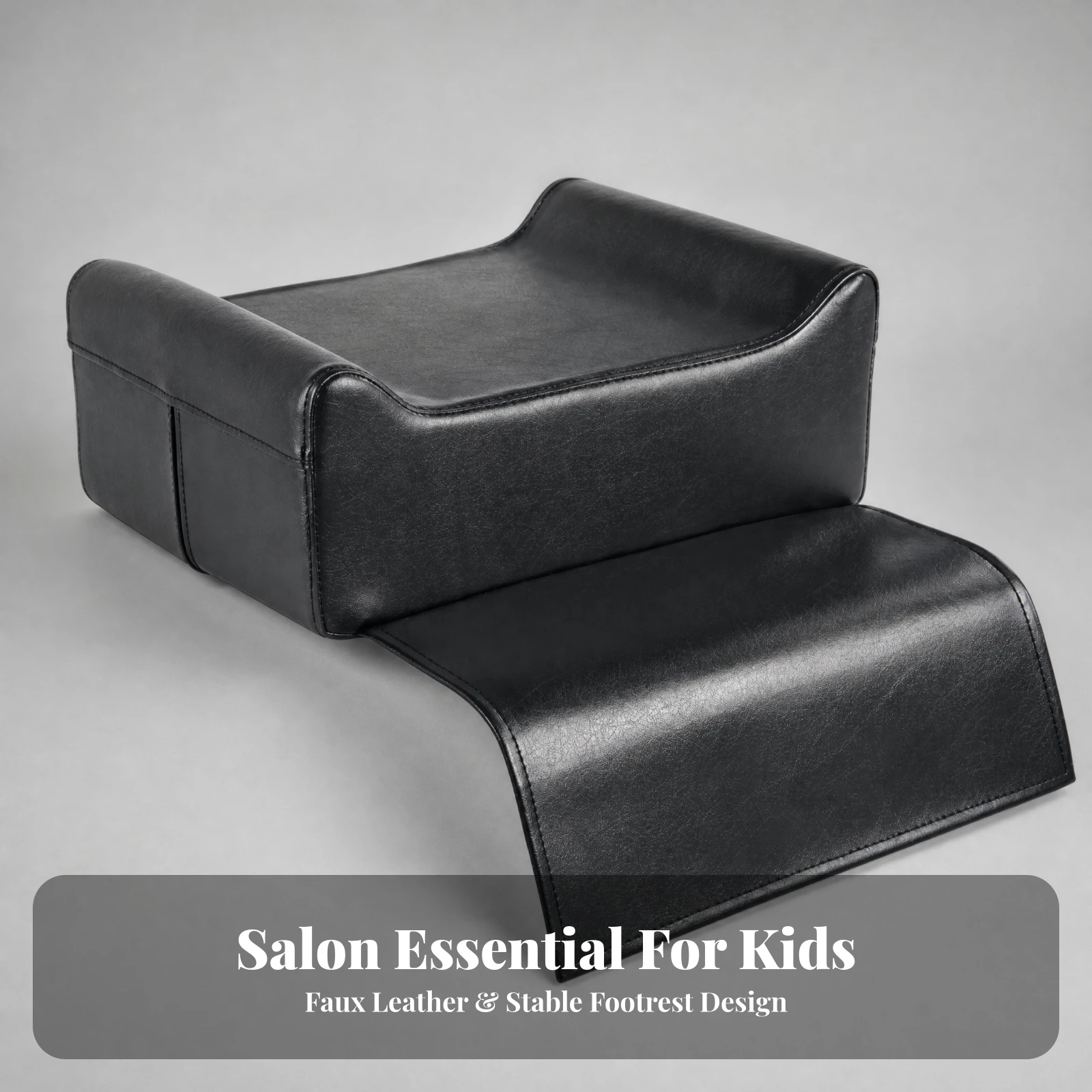 Child Hair Salon Chair Booster Cushion Upholstered Salon Chair Booster Seat Easy to Clean Padded