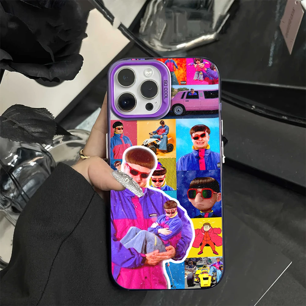 Oliver Tree Alone In A Crowd Phone Case For Samsung Galaxy S24 S23 S22 Plus Ultra FE A71 A55 A54 A53 Laser Cover IMD Color