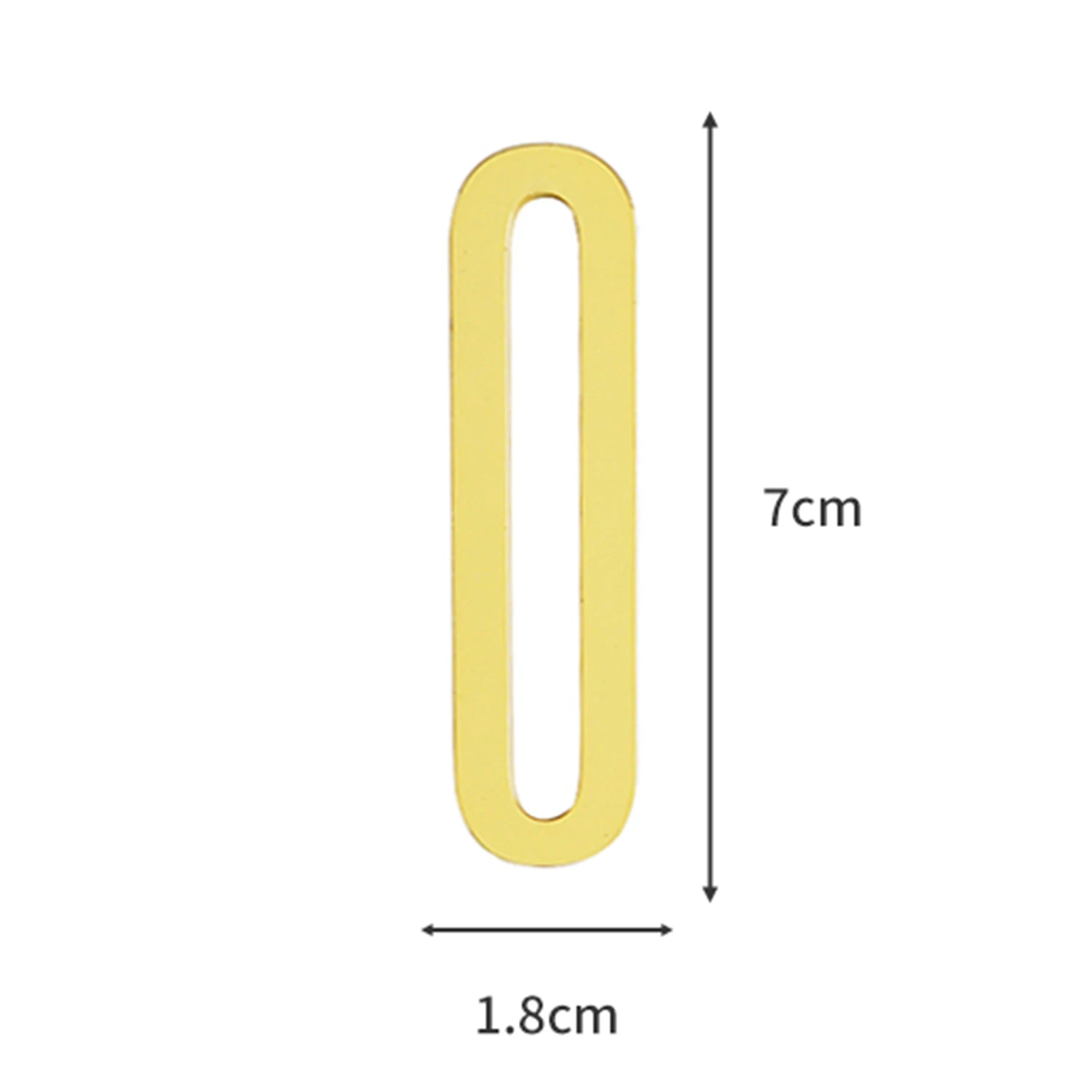 Número de casa de Metal dorado con imanes, letras del alfabeto inglés para puerta de apartamento, placa, mesa, buzón, pegatinas de números de 7cm