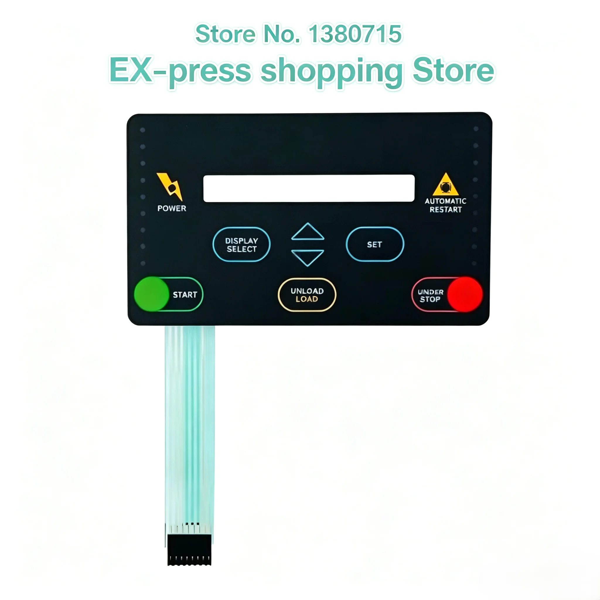Industrial Membrane Button Film For Air Compressor Controller 39817655 39842786 39817135 Keypad