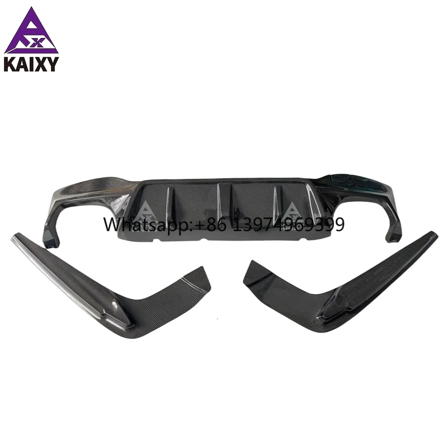3D Style Carbon Fiber Diffuser for BMW 5 Series G30 G38 Bodykit