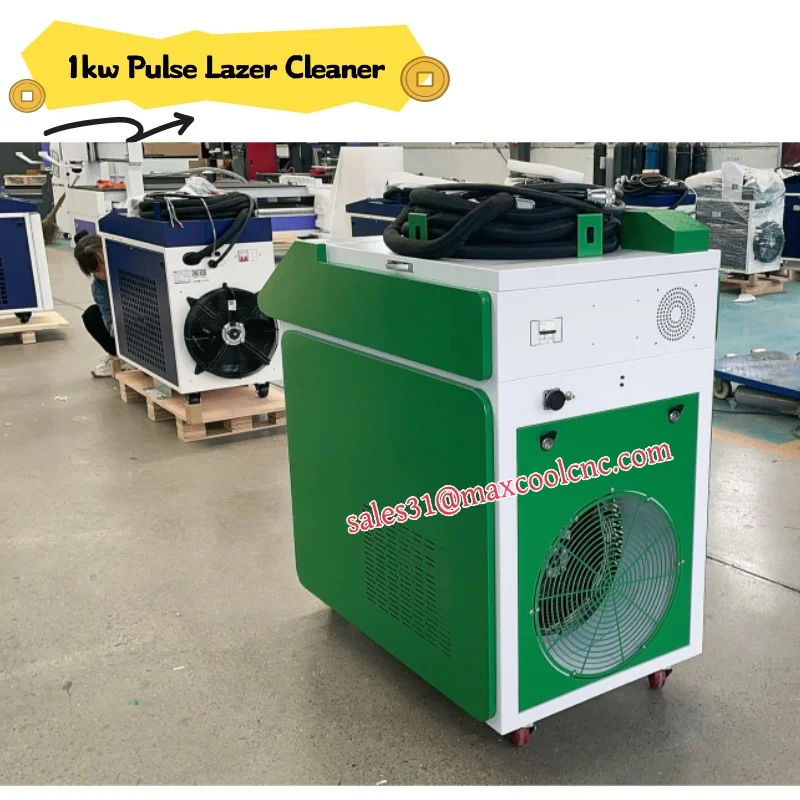 MC-1000 Water Cooling Pulsed Lazer Rust Remover Ant-Oxide Laser Paint Cleaning Machine Grease Rmoval Tools Price