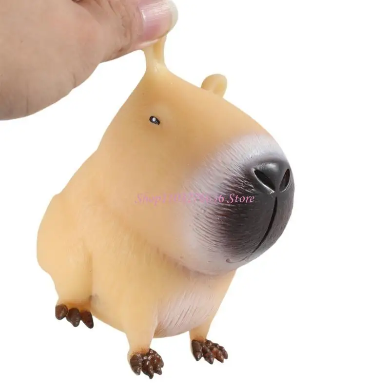 R6FD ยอดนิยม capybara tpr ความเครียดยืดของเล่นบีบลูกของเล่นบอลลูกบอลปาร์ตี้ชอบความกดดันของเล่นสำหรับเด็กผู้ใหญ่