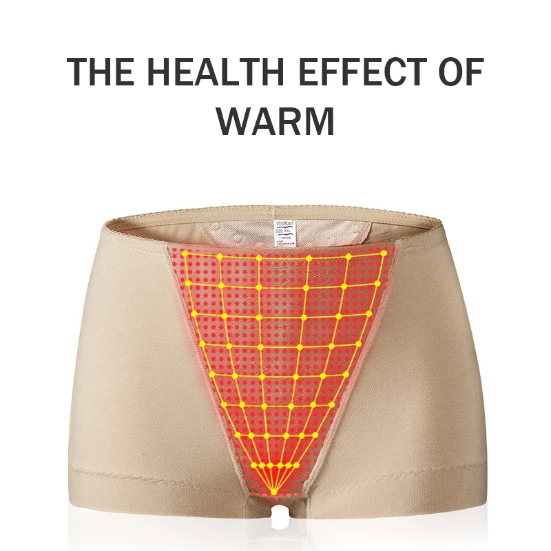 Woman Magnetic Therapy Underwear Antibacterial Breathable Briefs for Sex Power Uterus Cold Quick Dry Modal Belly Warm Lingerie