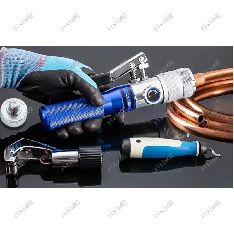 Portable Hydraulic Tool CT/VG-300A for Copper Aluminum Tube Refrigeration Fit - Durable Equipment for HVAC Professionals