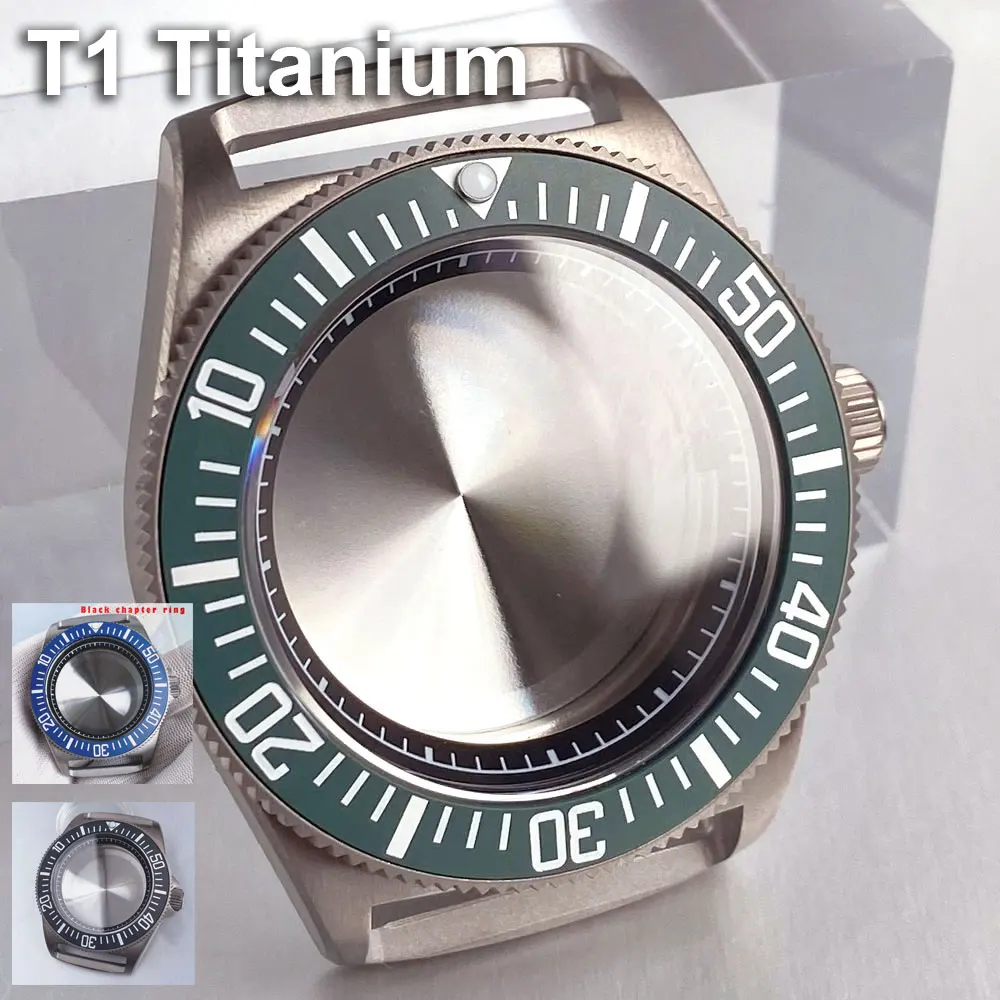 

Titanium NH35A Diver Watch Case Tactical Frog Automatic 42mm for NH36 NH38 ETA2824 PT5000 200m Waterproof Sapphire No allergic