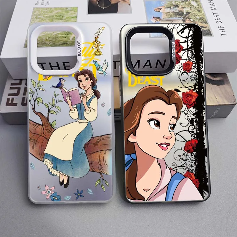 

Beauty and the Beast Art Phone Case For Xiaomi 14T 13T 12T Poco X5 X3 M5s M6 C65 C75 M3 F4 F3 Pro NFC 5G Colorful Silver