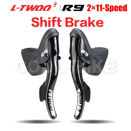 LTWOO R9 2x1 0/R7 2x10/R5 2x9/R3 2x8/R2 2x7 velocidades palancas de cambios de bicicleta de carretera freno bicicleta de carretera Compatible con desviador shimano
