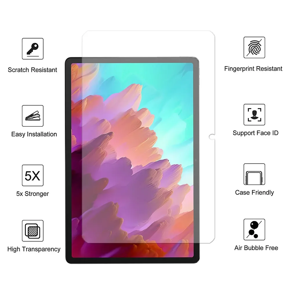 1PC Glass screen protector for Lenovo tab M10 HD FHD Plus P11 P12 M7 M8 M9 2nd 3rd Gen 2 3 Xiaoxin pad plus pro tablet film