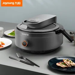 Máquina de cozinhar inteligente Panela de fritar automática para uso doméstico Cozinha multi-funcional menos lampblack wok de arroz frito