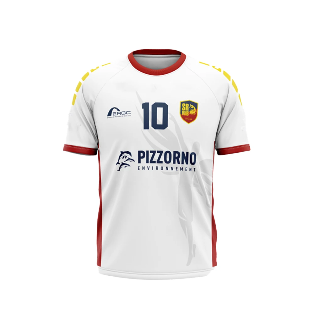 2025-26 Camisa de balonmano Saint-Raphaël Var para hombre, ropa deportiva para niños jóvenes, uniforme de balonmano de entrenamiento de gran tamaño, camiseta transpirable