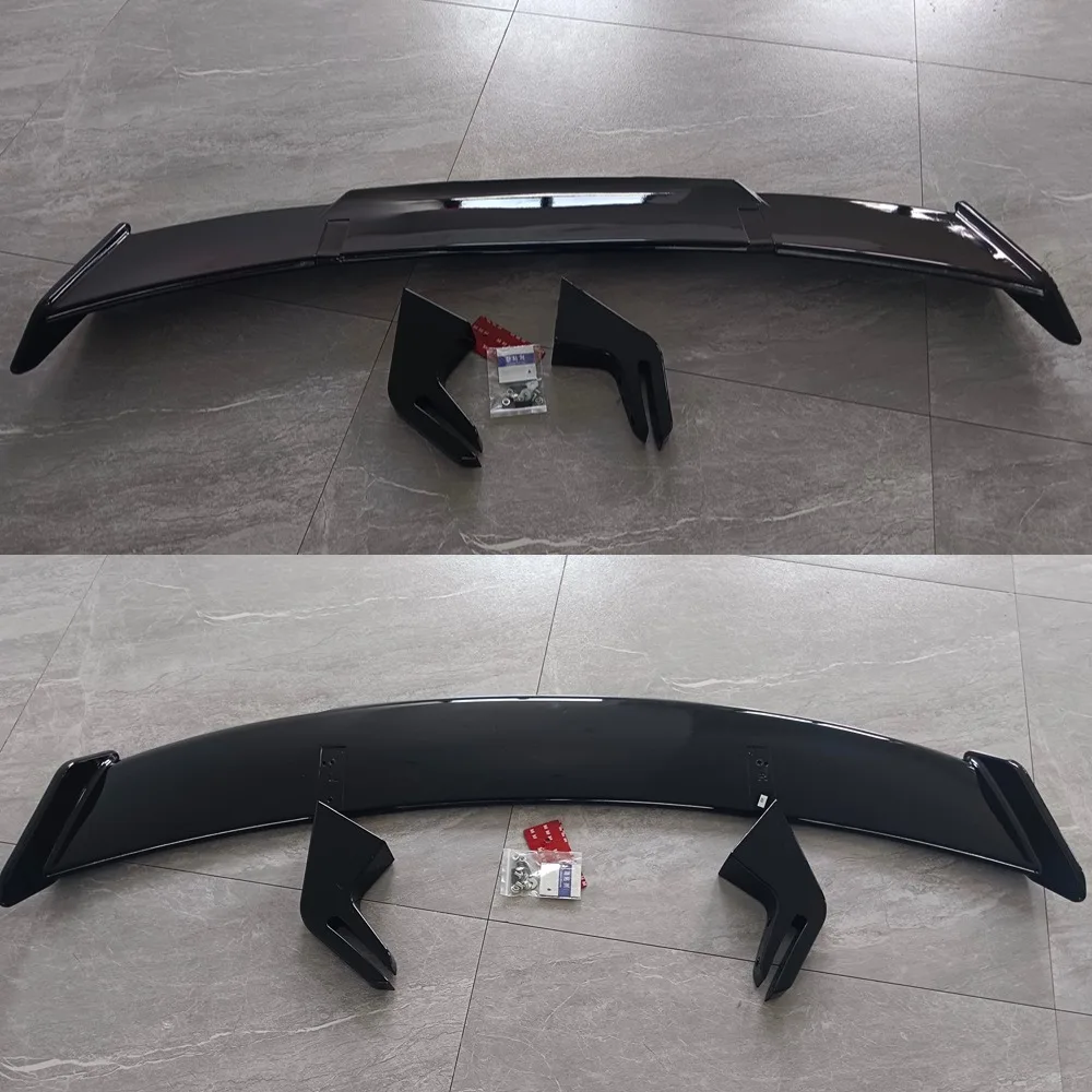 

Для 99% седана, универсальный задний спойлер, крыло, хвостовой плавник, наружное украшение кузова, комплект модификации гонок, глянцевый черный и карбоновый fi