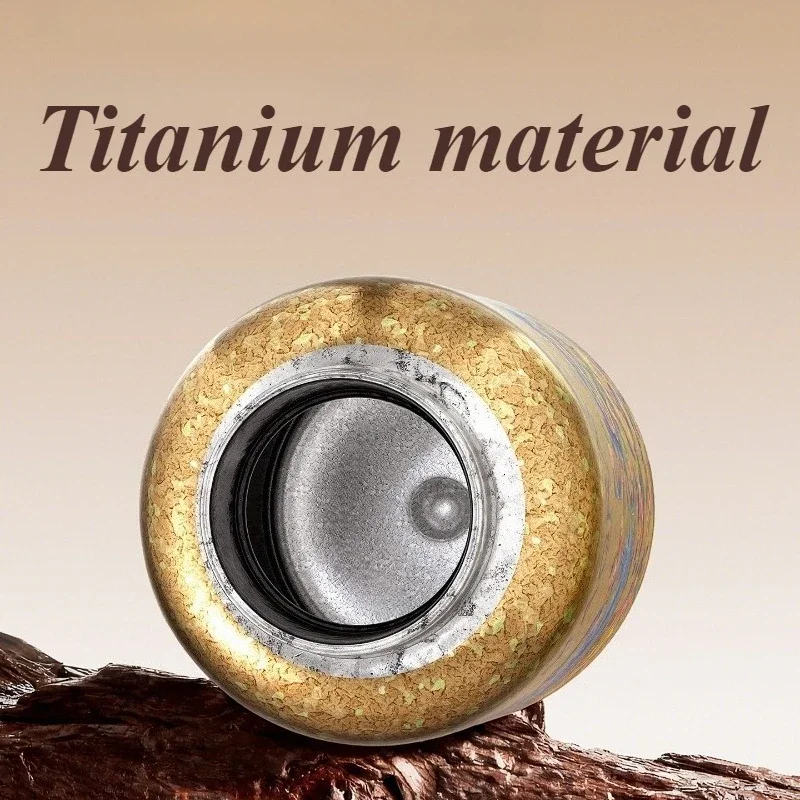 Titanium Thermal Water Bottle Small Capacity Portable Children Thermal Mug Hot And Cold Water Bottles Travel Drinkware Gift