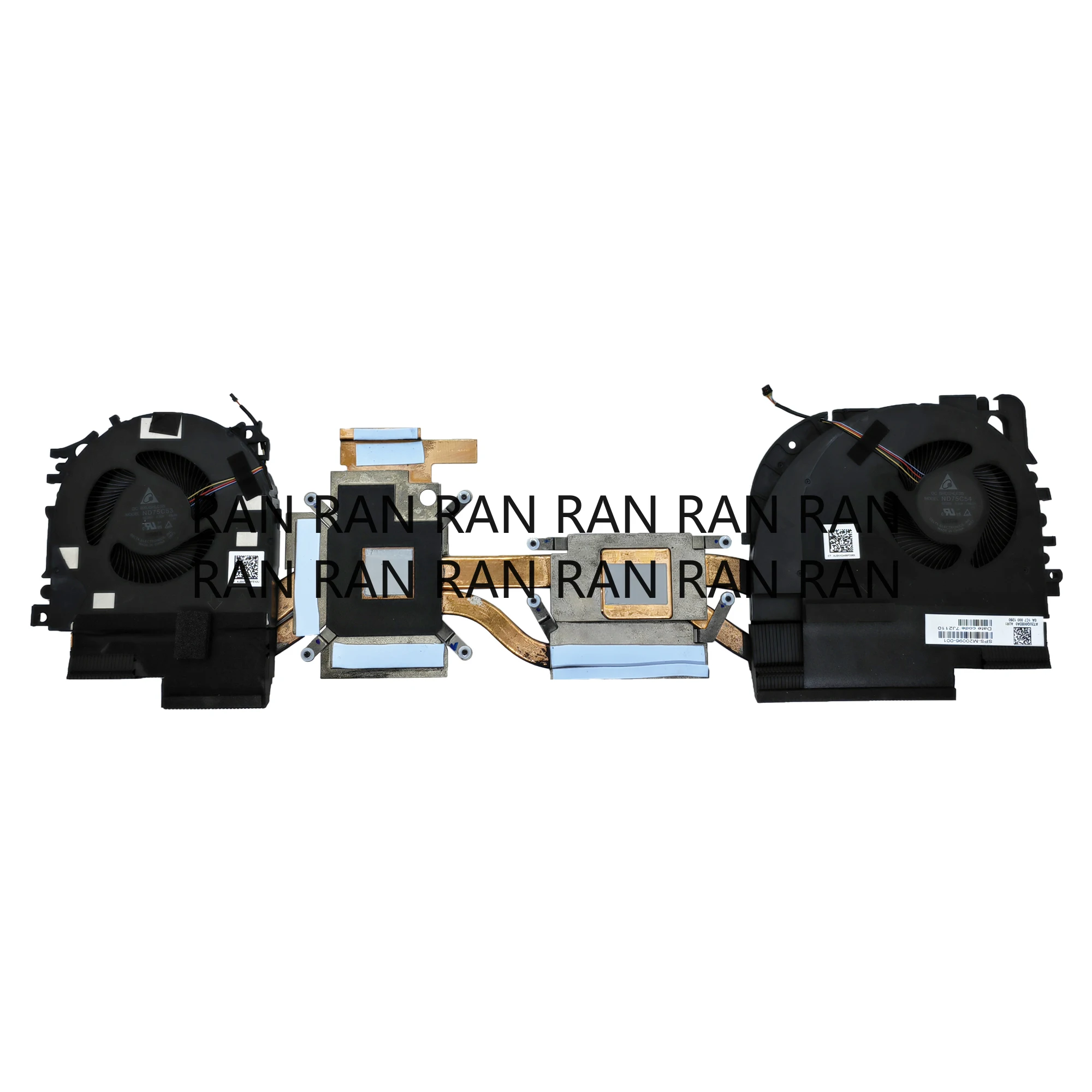 

Новый радиатор процессора + графического процессора с комплектом вентиляторов для HP ZBook Fury 17 G7 17 G8 Series Fan ND75C53-19L06 ND75C54-19L07 M20096-001 DC5V 0.5A