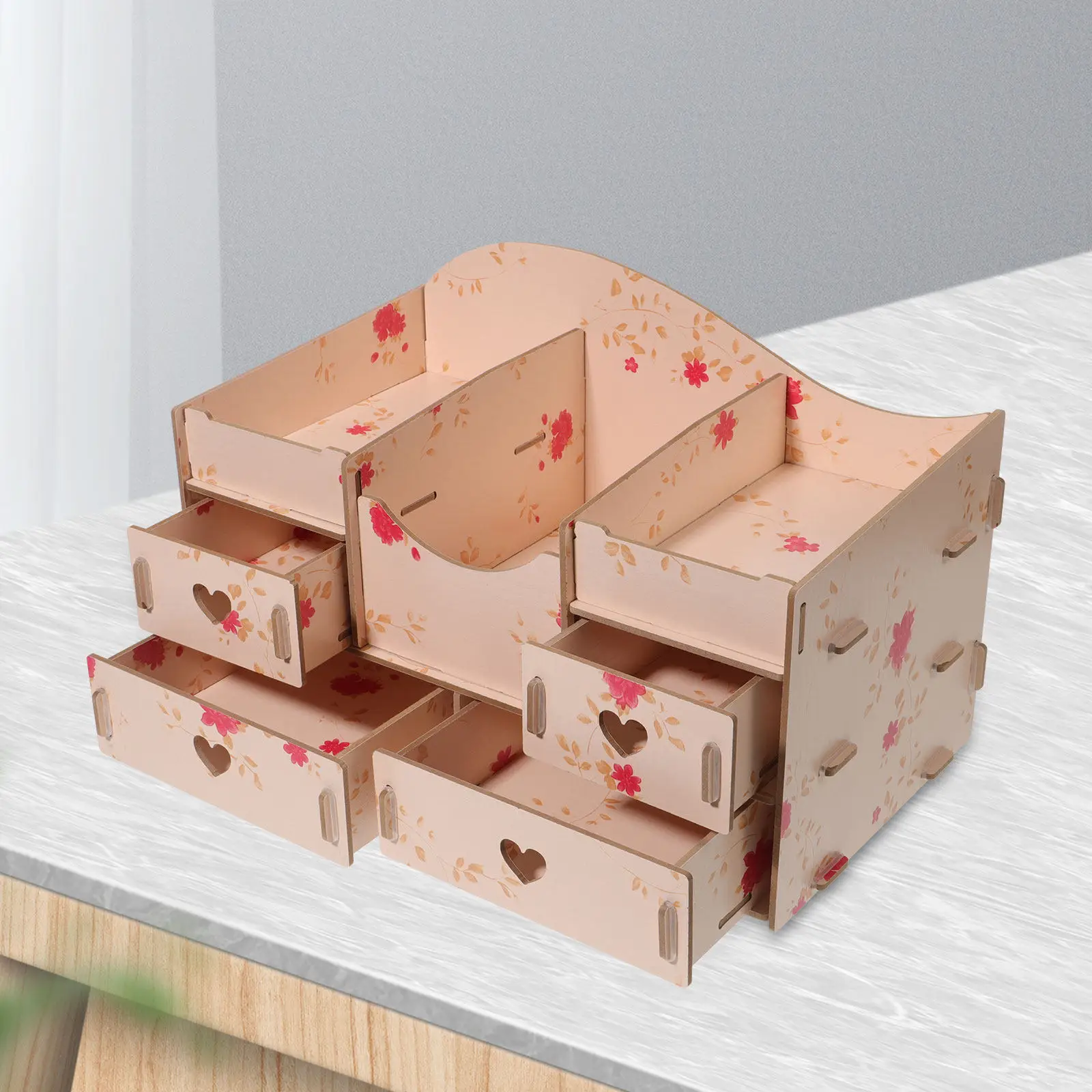 

Multi-Layer Storage Box Drawer Type Desktop Organizer For Cosmetics Daily Essentials Household Container Tabletop Sundries Case