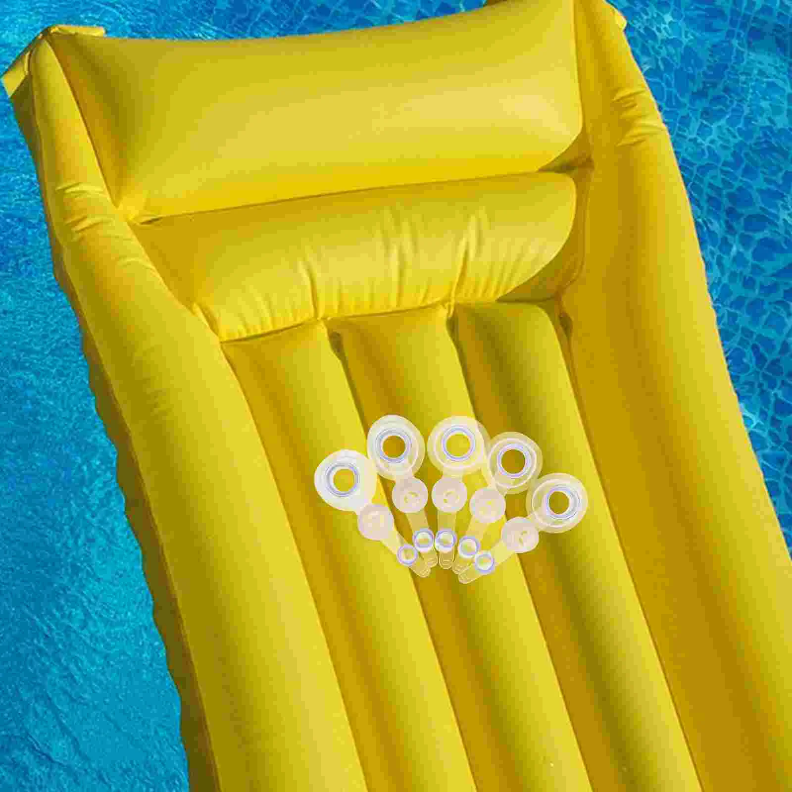 5 Pcs PVC Inflatable Mattress Valve Cap Replacement Pillow Air Valve Adapter Quick Inflate Valves Cover For Accessories Pool