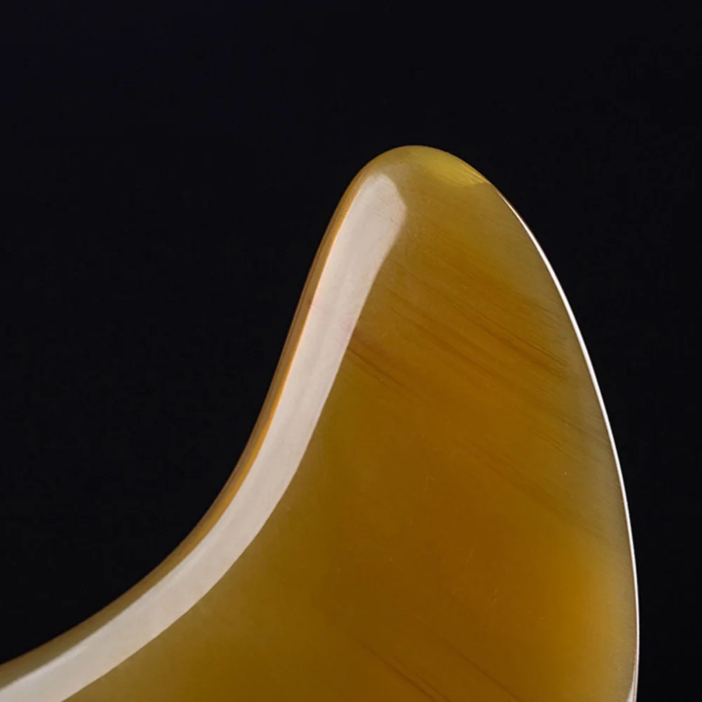 

1 шт., скребковая доска с бычьим рогом, 8 мм, компактный массажер для лица и шеи, Guiasha, скребковый массажный инструмент, косметический инструмент для облегчения боли