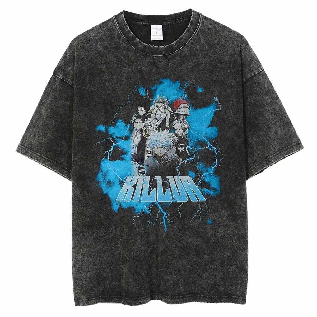 New Hip-hop Oversize Water Restoring Ancient Ways Do Old Anime Short Sleeve T-shirt Hunter X Hunter