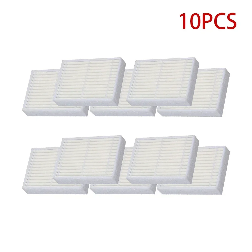 10pcs/lot HEPA Filter for Panda X600 pet Kitfort KT504 Robotic for midea mvcr03 VCR15 VCR16  Vacuum Cleaner Parts accessories