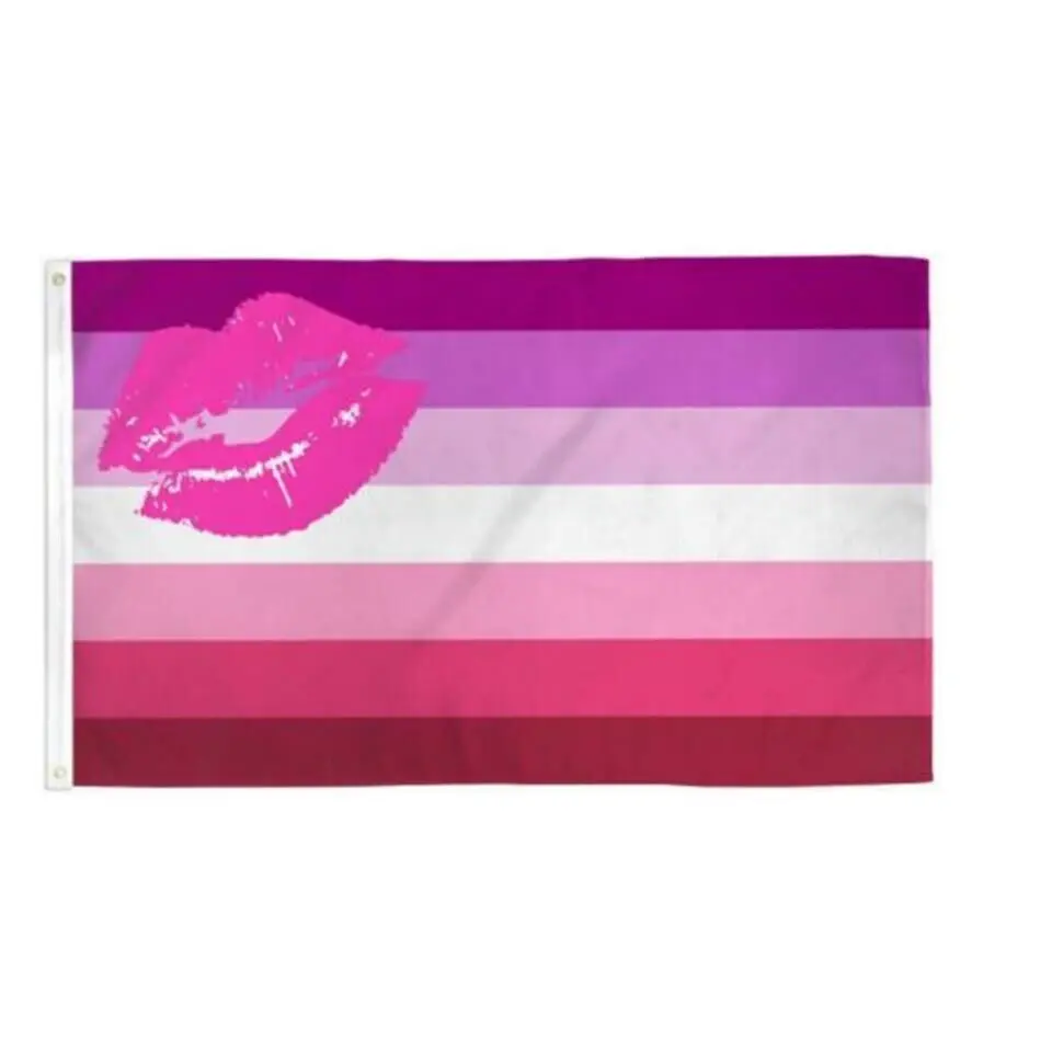 

Lipstick Lesbian Flag Lesbian Pride Flag Lipstick Pride 90x150cm Polyester