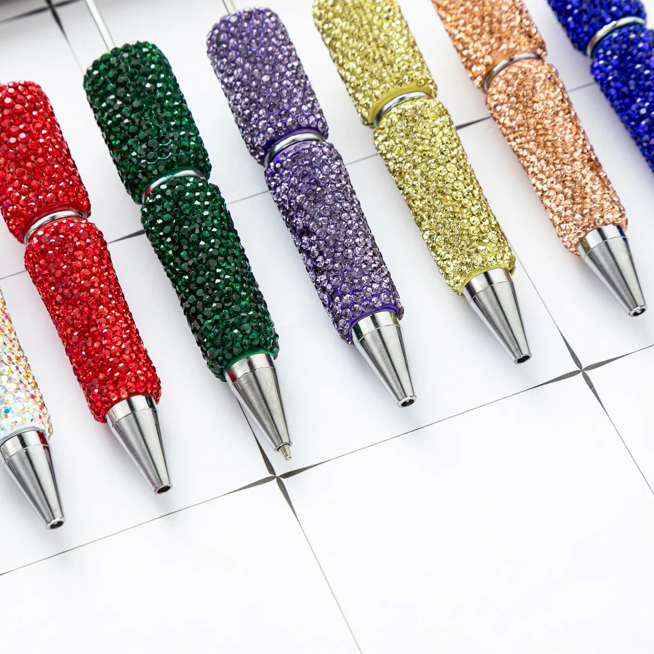 Imagem -04 - Criativo Faça Você Mesmo Completo Diamante Caneta Esferográfica Estrela Açúcar Glitter Canetas Diamante Papelaria Japonesa Escritório e Material Escolar 12 Pcs