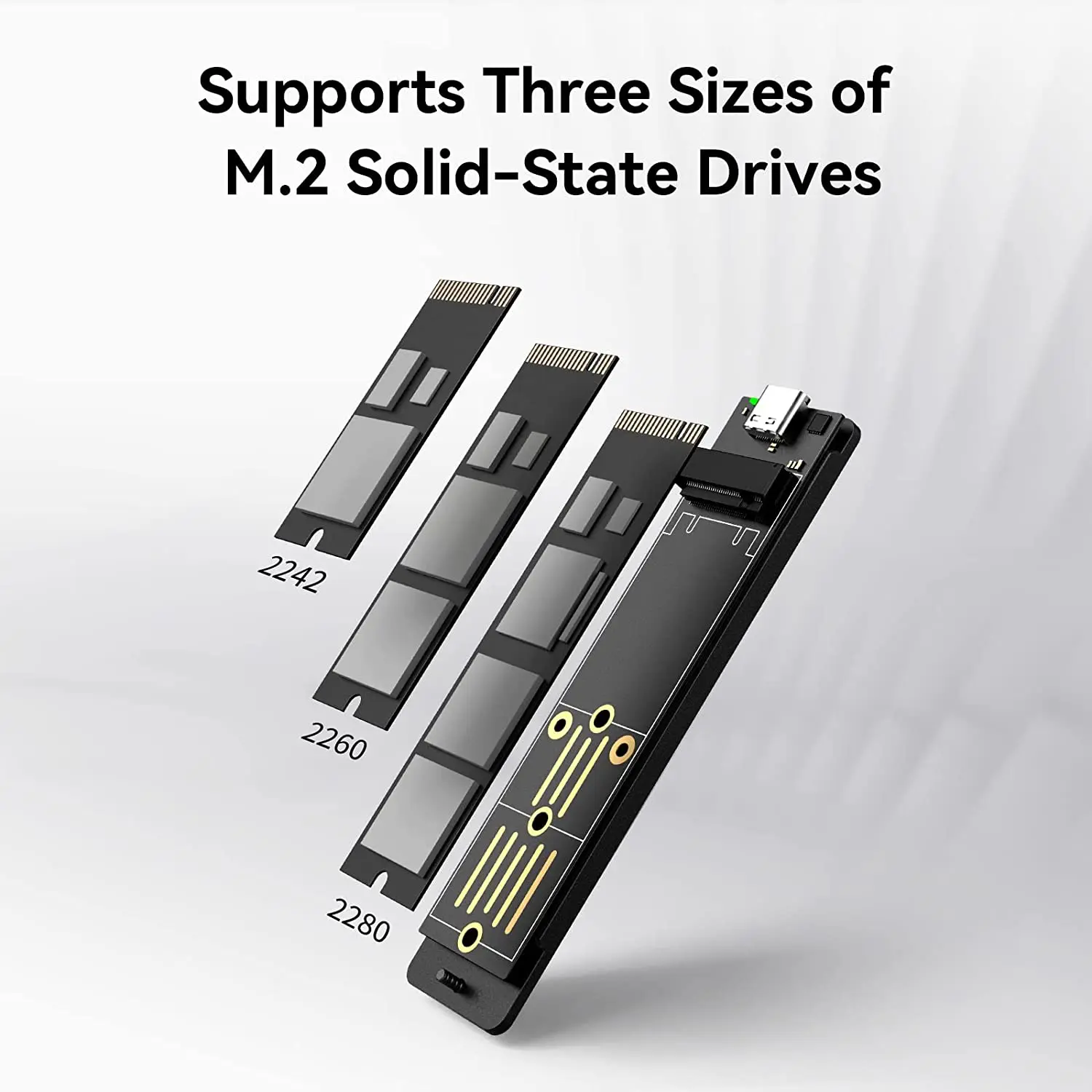 Smallrig m.2 ssd nvme & sataデュアルプーリープロトコルSD-01、USB 3.1 gen2 10gbps、カメラ、コンピューター、携帯電話と互換性-3479