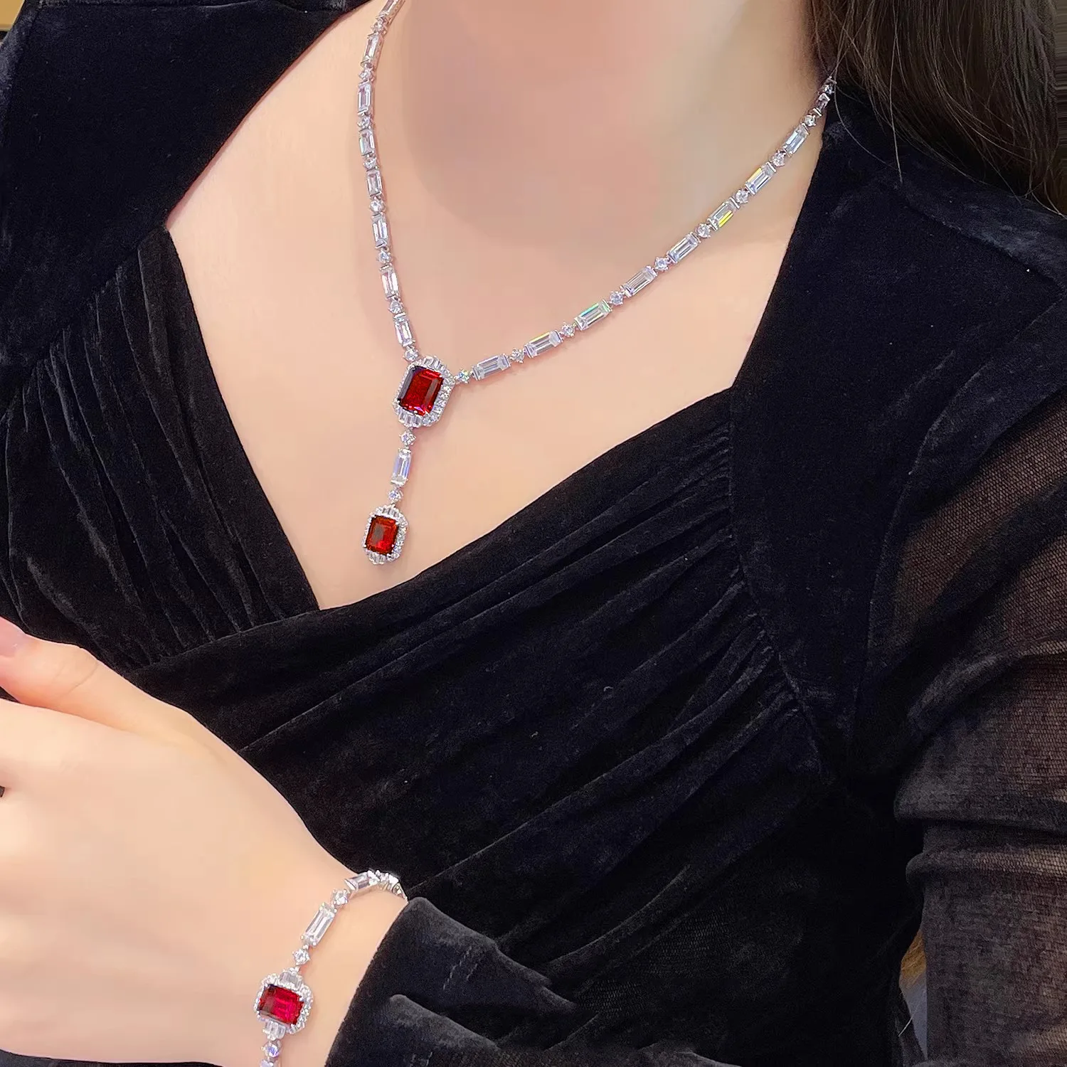 S925 ayar gümüş kolye, bilekli - Diamond Stud Earrings incelemesi ve fiyatı