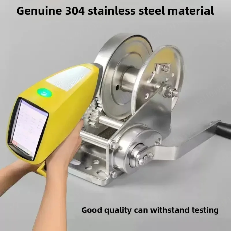304 Stainless Steel Two-way Self-locking Manual Hand Winch 1200Lbs 2600Lbs Load Hoist for Boat Trailer Workshop Cargo Lifting