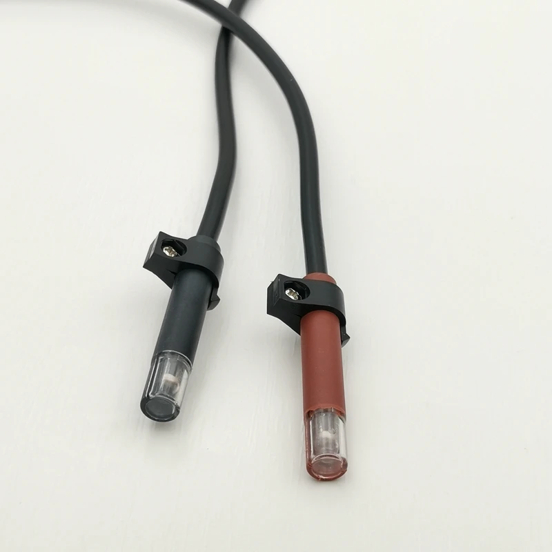 Red/ Black QRB1 Standard Photocell for Diesel Waste Oil Burner Plastic Bulb Flame Detect Sensor Combustor Photosensitive Tube