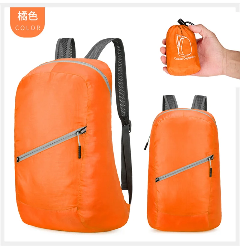 Mochila impermeable de gran capacidad para acampar, bolsa de viaje y senderismo, mochila Plegable ligera, bolsas duraderas para deportes al aire