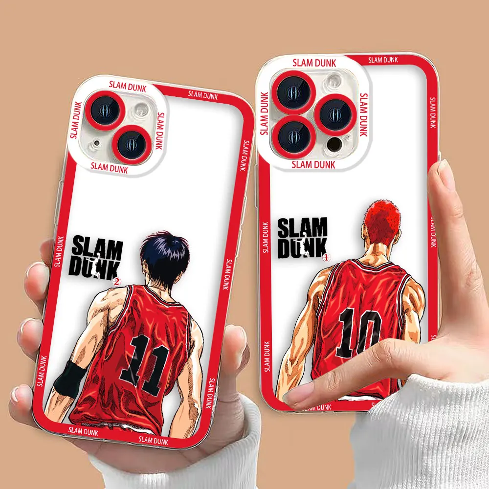 S-Slam D-Dunk Basket Cassa Del Telefono Trasparente Per OPPO RENO 14 14F 13 13F 12 12F 11 11F 10 8 8T 7 7Z 6Z 5 5F 2F 2Z FIND X3 caso