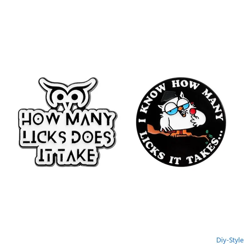 

Cute Owl Clothing Accessories Backpack Alloy Brooch Badge Enamel Lapel Pins Wholesale