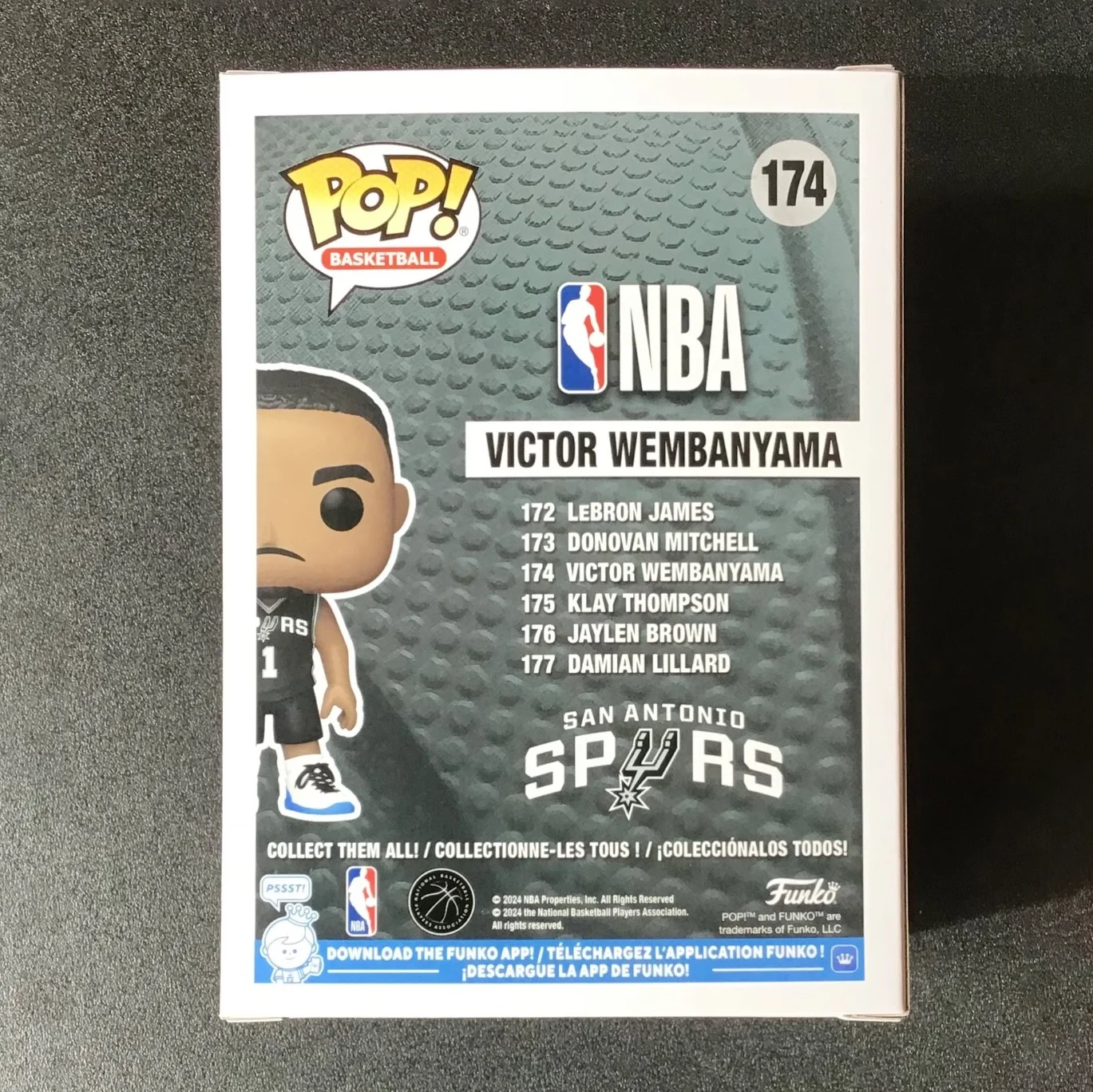 Victor Wembanyama #174 (NBA)Figure Funko Pop Official Genuine Collectible Limited Edition Statue NBA Fans Figures Toys Gift view 6
