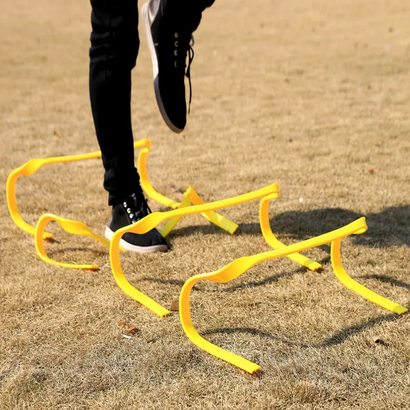 내구성 있는 아길리 풋볼 훈련 허들 스타 키즈 장애물 코스 러닝 점프 운동 기구 NAILI 브랜드