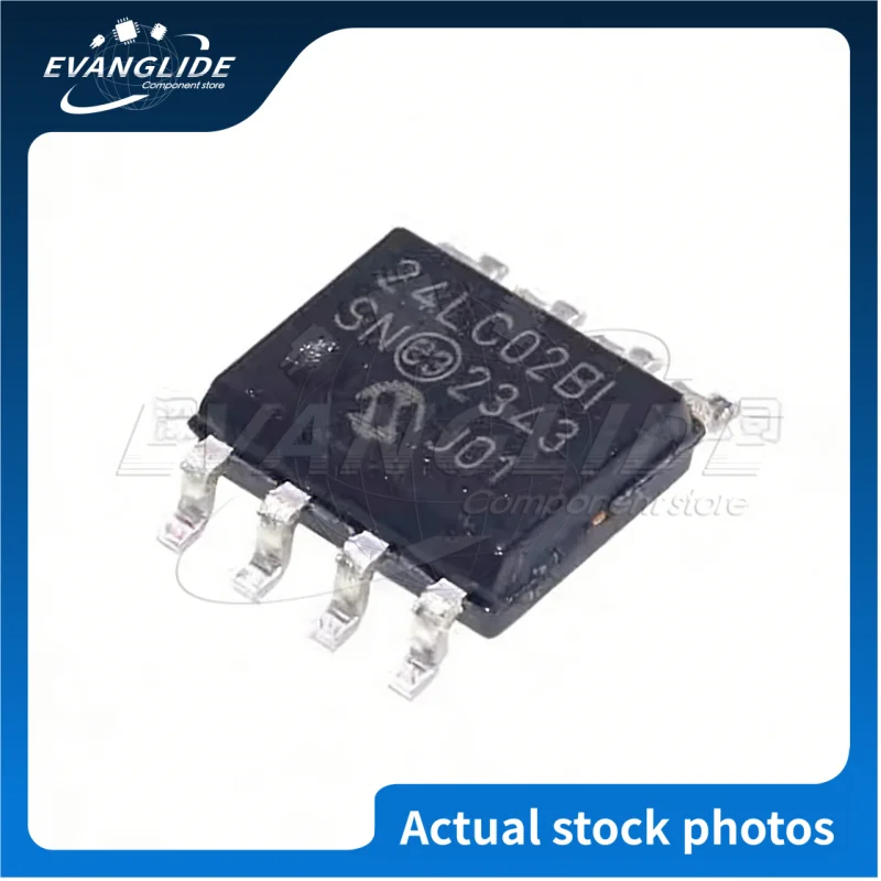20 PCS/LOT Original & New 24LC02BT-I/SN 24LC02BT SOP-8 Picture Memory Chip In Stock Wholesale Discount