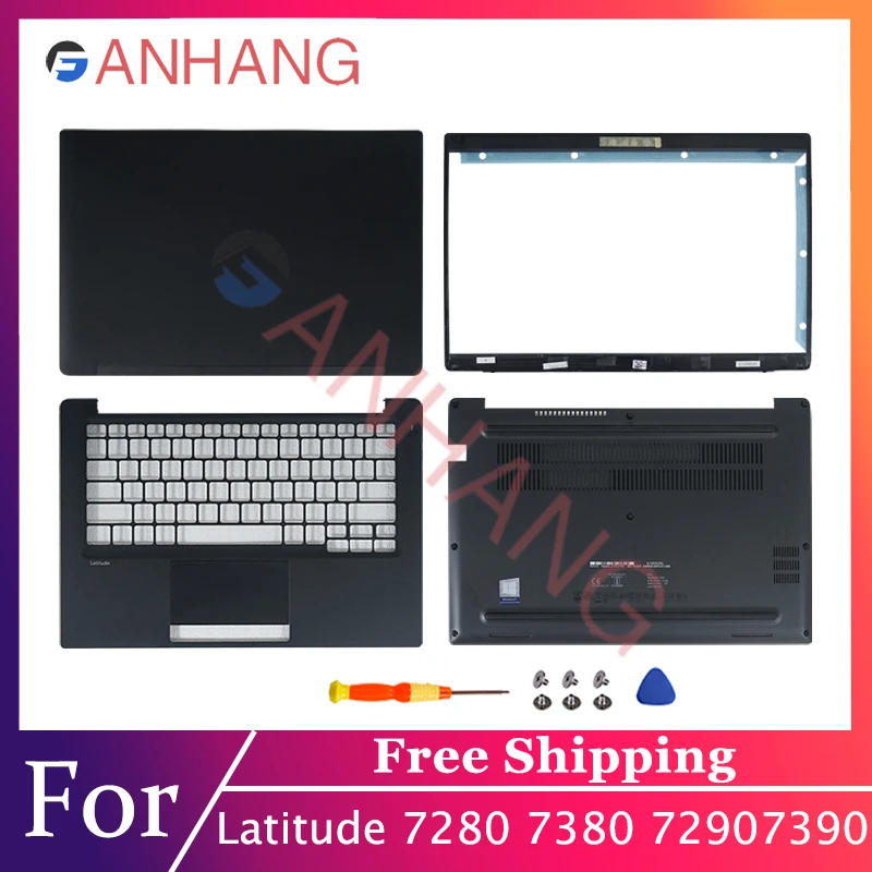 

New Laptop Case For Latitude E7380 E7390 7380 7390 0T7C6V OYNM35 LCD Back Cover Front Bezel Palmrest Bottom Case A B C D Shell