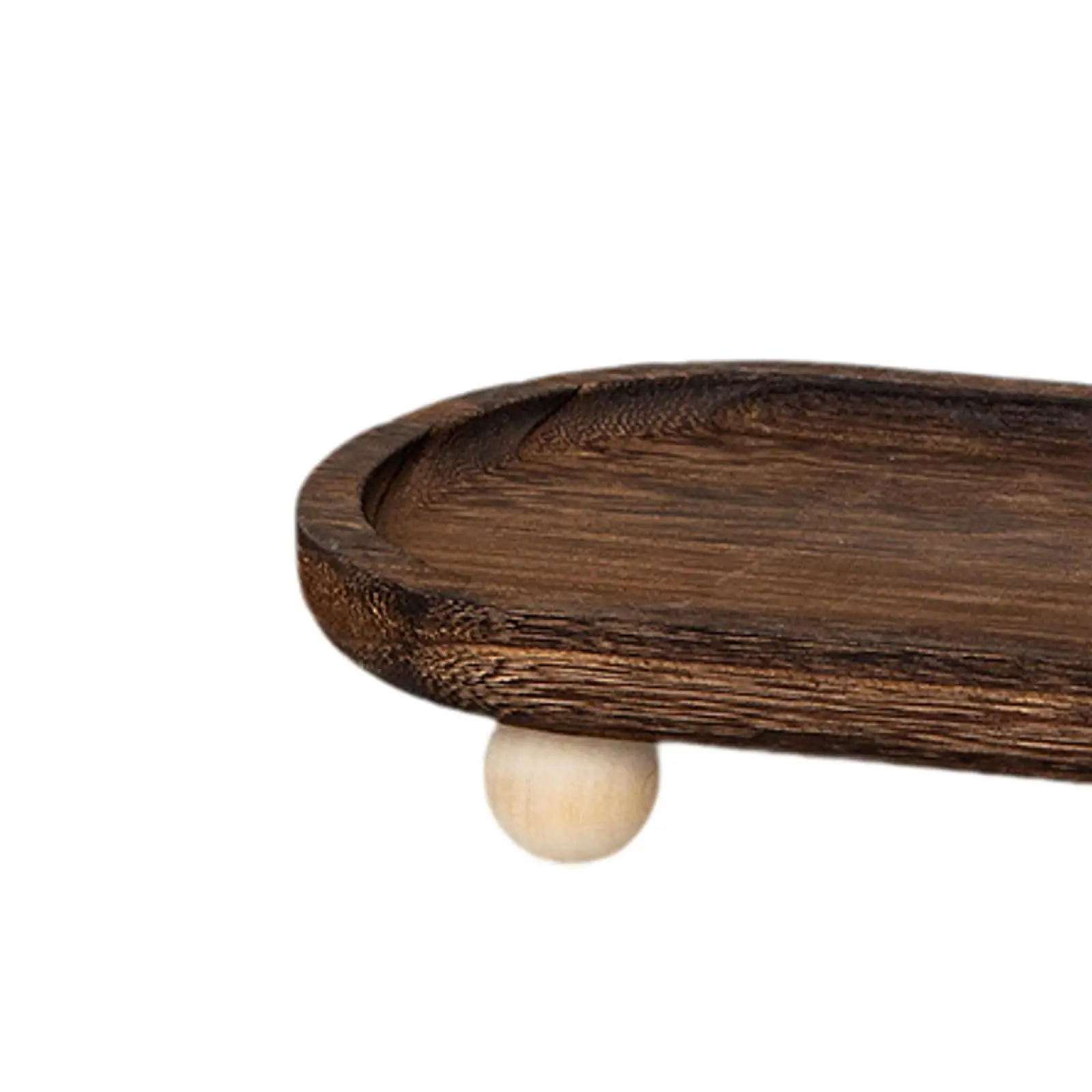 Wooden Riser Tray Space Saving Serving Holder for Sink Valentine Coffee