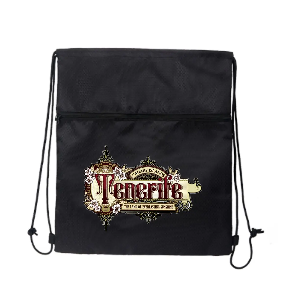 

Penerifa Charm Island Dream Хлопковый холст Рюкзак на шнурке Сумка Спортивный рюкзак Спортивный рюкзак на шнурке