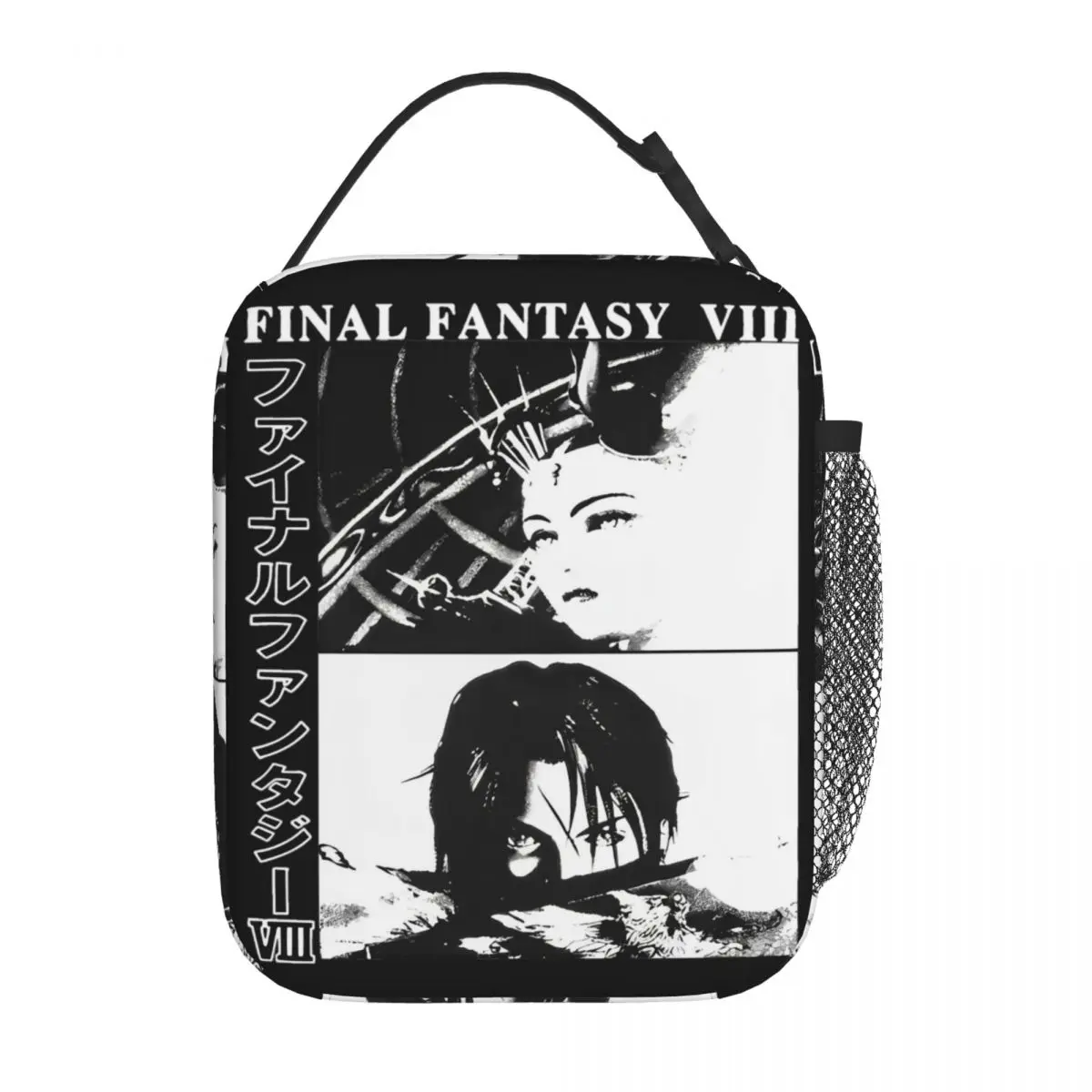 Final Fantasy VIII Essential Trendy Game Insulated Lunch Bag For Work Storage Food Boxes Portable Cooler Thermal Lunch Boxes