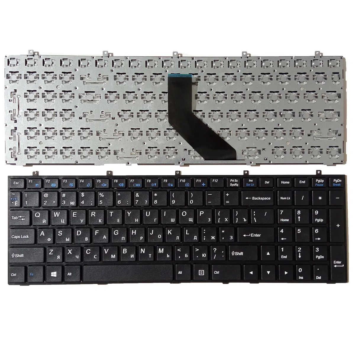 RU Teclado Para Clevo 35XET 37XET K590 K590S W350ET W350ETQ W350SKQ W350SS W350ST W355SS W35xST W370ET W370SK W370SS W370ST