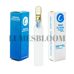 Cartuccia vuota serbatoio di stoccaggio Poptop tubo custodia adesivi Kit scatola di carta usa e getta contenitore di plastica personalizza Logo 0.8ml/1ml