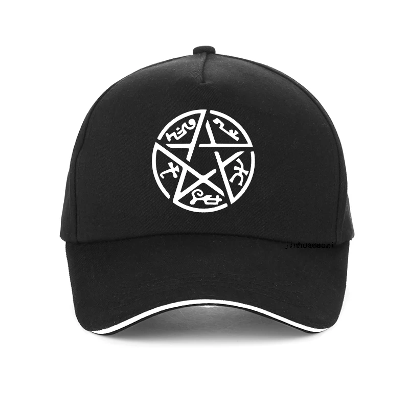 Boné de beisebol feminino Supernatural Devil Trap, Chapéu Hip Hop, Tampas Snapback ajustáveis, moda retro, novo chapéu pai, pop, armadilha