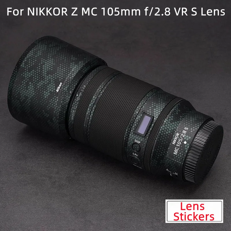 

For Nikon Z Macro 105mm F2.8 VR S Camera Lens Sticker Coat Wrap Protective Film Protector Decal Skin For NIKKOR Z MC105mm VR S