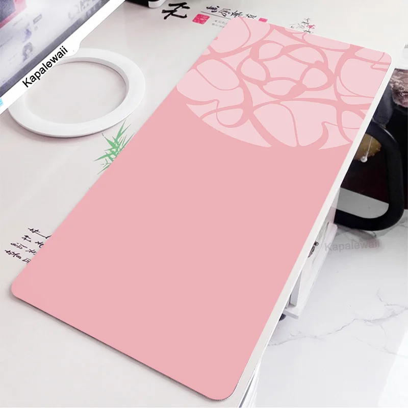 

Pink Cherry Flower Desk Mat Gamer Mousepads Gaming Mouse Pad Office Desk Pads Cute Large Mousepad Sakura Mouse Mats For Computer