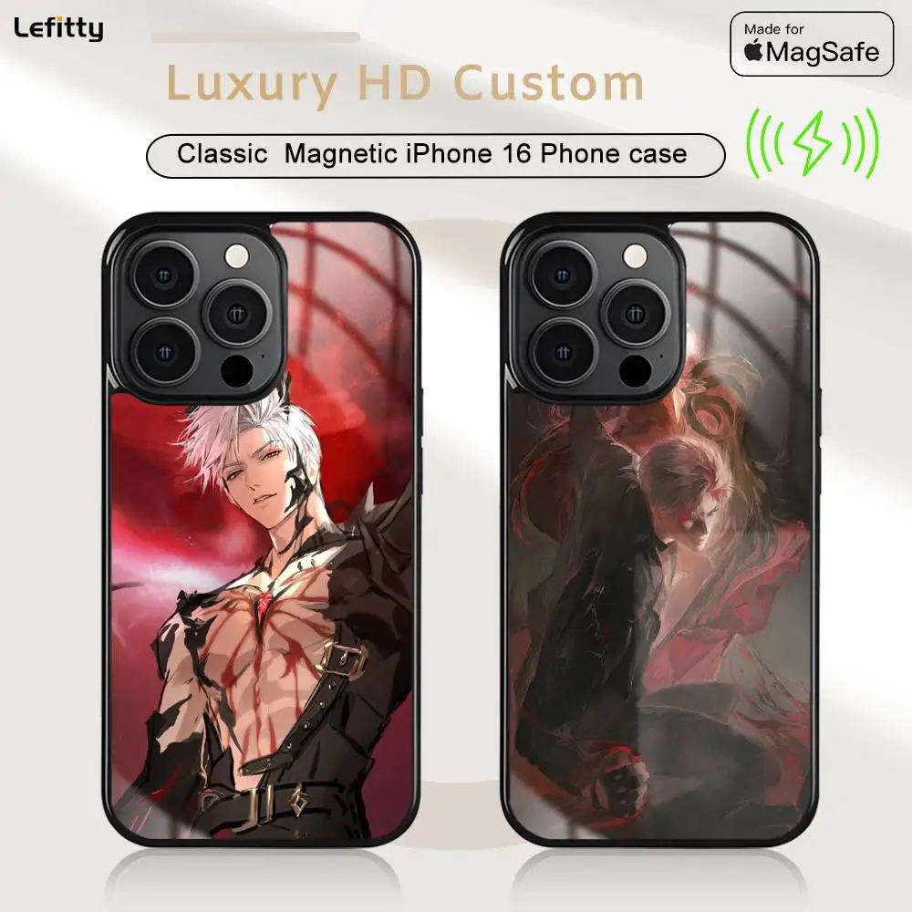 

Game L-Love Deep Space Phone case For iPhone 16 15 14 13 12 11 Pro Max Plus Mini Magsafe Charging Cover Magnetic Hard Shell