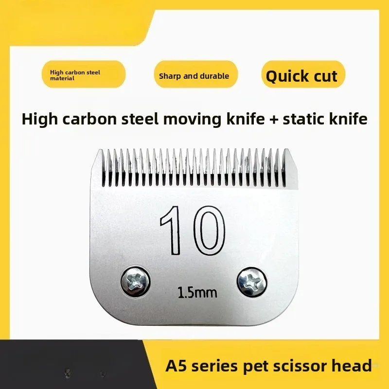 Cuchilla A5 Compatible con la Mayoría de las Recortadoras de Pelo para Mascotas Andis y Oster, Heiniger, Laube, Moser