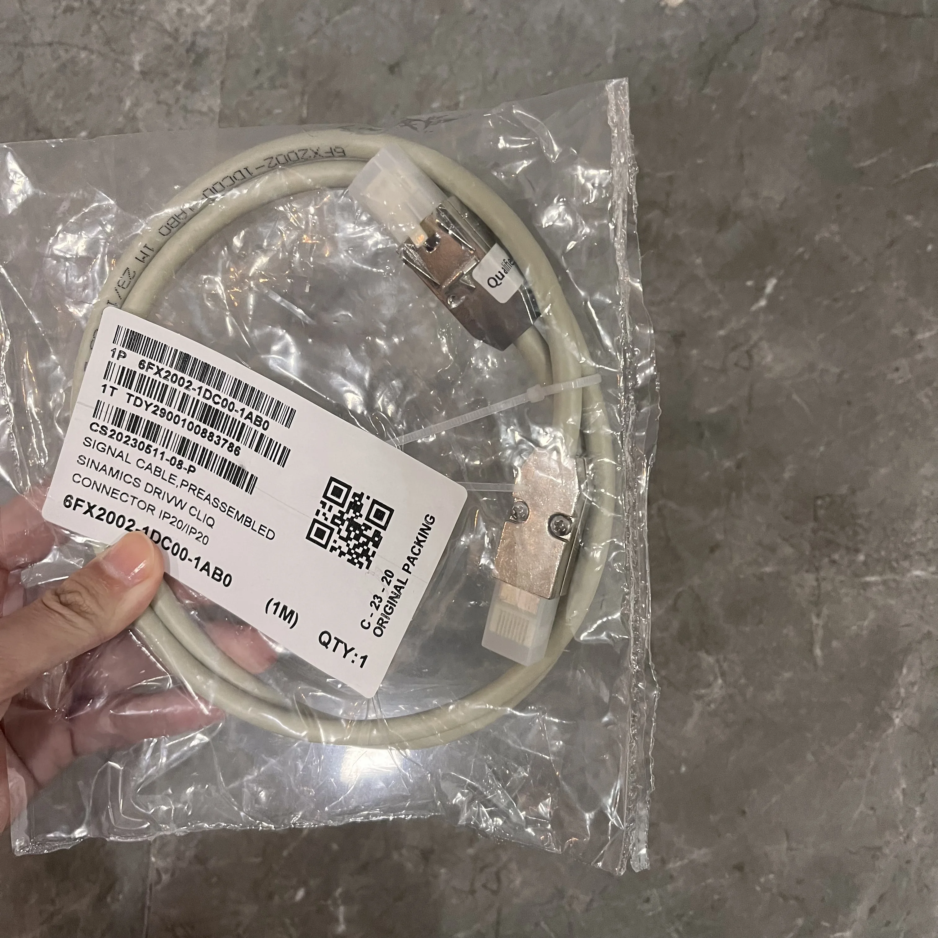 Siemen PLC สายควบคุม CNC ดั้งเดิม 6FX2002-1DC00-1AB0